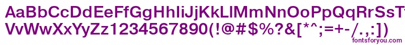 フォントPragmaticalightfttBold – 白い背景に紫のフォント