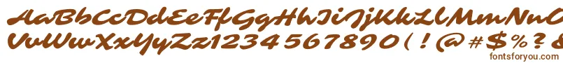 Weitere Informationen zur SarinaRegular-Schriftart SarinaRegular-Schriftart – Braune Schriften auf weißem Hintergrund