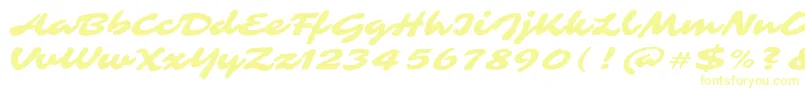 More about SarinaRegular Font SarinaRegular Font – Yellow Fonts on White Background