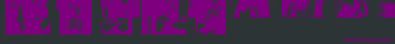 Lisätietoja Amybats4-fontista Amybats4-fontti – violetit fontit mustalla taustalla