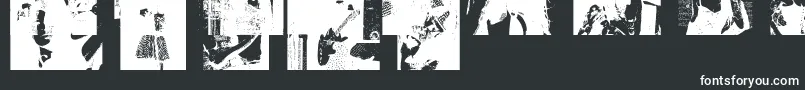Amybats4 Font – White Fonts on Black Background
