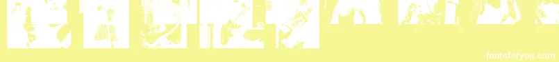 Подробнее о шрифте Amybats4 Шрифт Amybats4 – белые шрифты на жёлтом фоне