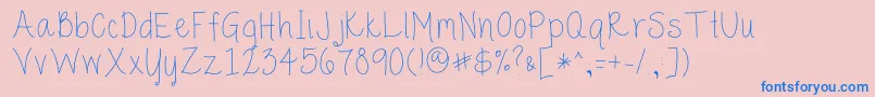 Подробнее о шрифте Guppy Шрифт Guppy – синие шрифты на розовом фоне