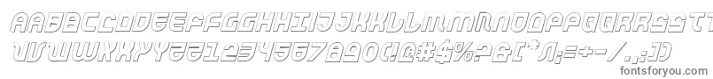 TrekTrooper3DItalic Font – Gray Fonts