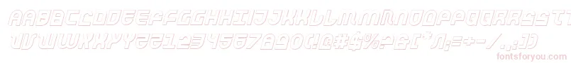 TrekTrooper3DItalic Font – Pink Fonts