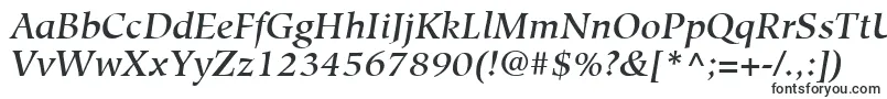 Шрифт HiroshigeLtMediumItalic – популярные шрифты