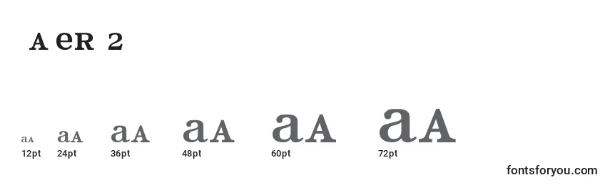 Waterst2 Font Sizes