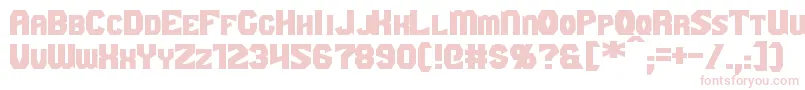 GaikingExtended Font – Pink Fonts on White Background