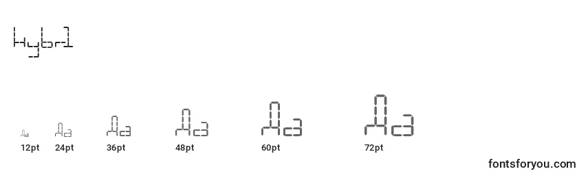 Hybrl Font Sizes