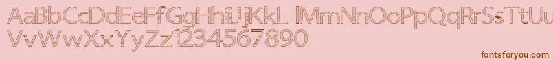 More about Senipop Font Senipop Font – Brown Fonts on Pink Background