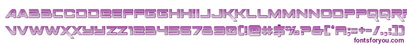 Spacerangerchrome Font – Purple Fonts on White Background