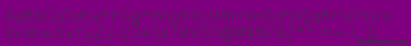 Bdavignon-Schriftart – Schwarze Schriften auf violettem Hintergrund