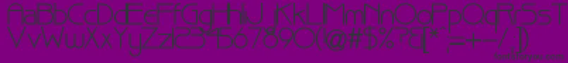 Pointer Font – Black Fonts on Purple Background