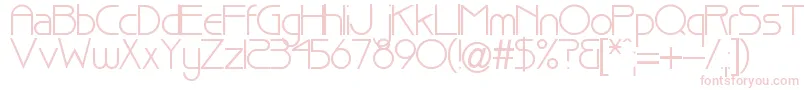 Pointer Font – Pink Fonts on White Background