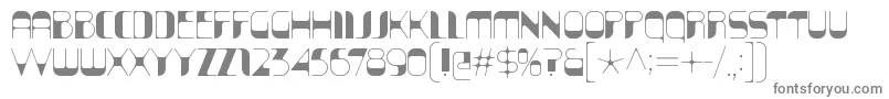 KraitSolid Font – Gray Fonts on White Background