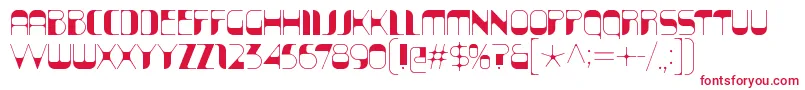 KraitSolid Font – Red Fonts on White Background