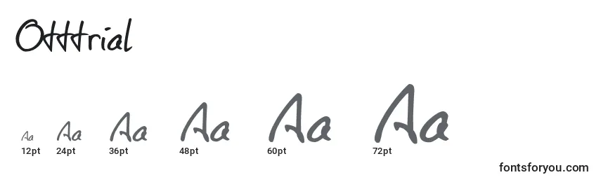 Otttrial Font Sizes