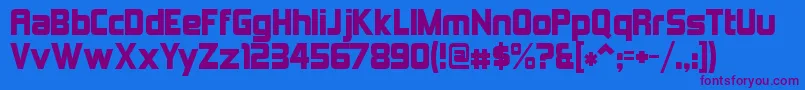 KimberleyAlternate-fontti – violetit fontit sinisellä taustalla