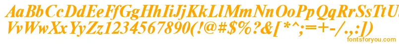 Шрифт TimesdlBoldItalic – оранжевые шрифты