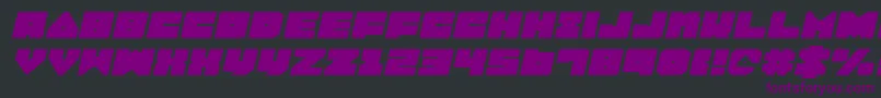 LoboTommyExpitalic Font – Purple Fonts on Black Background