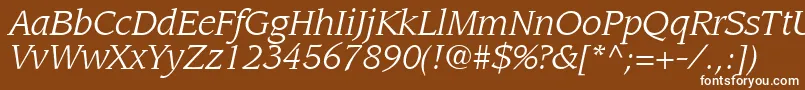 Подробнее о шрифте AdvisorSsiItalic Шрифт AdvisorSsiItalic – белые шрифты на коричневом фоне