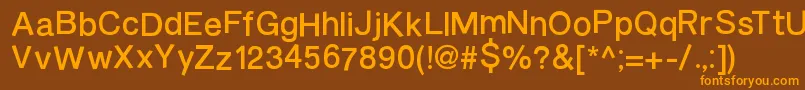 More about BurveticaNc Font BurveticaNc Font – Orange Fonts on Brown Background