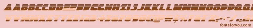 Jedisfgradital Font – Brown Fonts on Pink Background