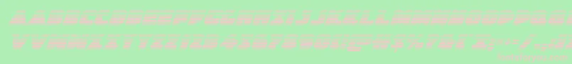 Jedisfgradital Font – Pink Fonts on Green Background
