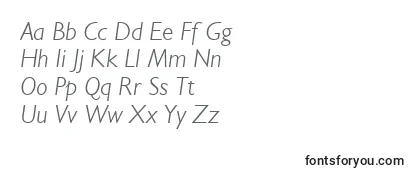 ChantillyLightItalic Font