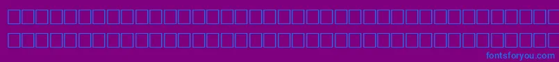 fuente EnlivenRegular – Fuentes Azules Sobre Fondo Morado