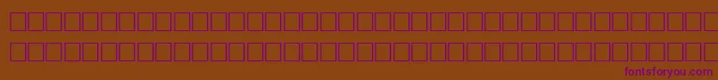 Шрифт EnlivenRegular – фиолетовые шрифты на коричневом фоне