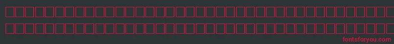 fuente EnlivenRegular – Fuentes Rojas Sobre Fondo Negro
