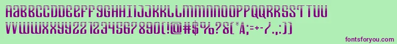 Departmenthhalf Font – Purple Fonts on Green Background