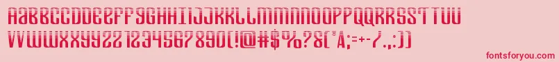 Departmenthhalf Font – Red Fonts on Pink Background