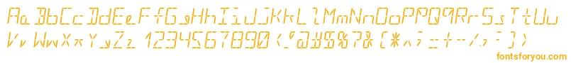 Segment16bItalic Font – Orange Fonts