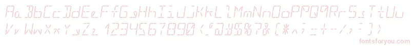Segment16bItalic Font – Pink Fonts