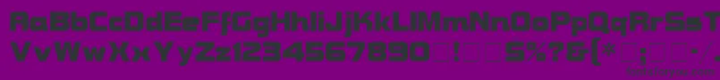 BravuraDisplaySsi Font – Black Fonts on Purple Background