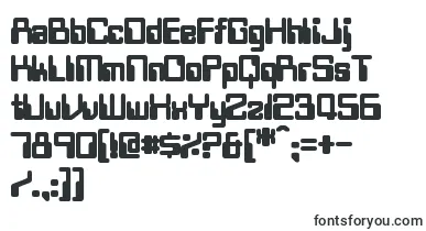  TwobitBold font