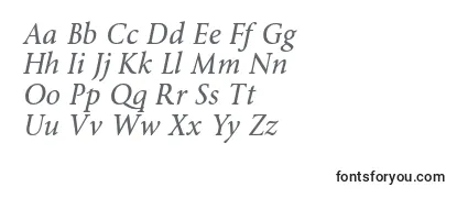 ByingtonrgItalic Font
