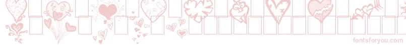 Lisätietoja BrokenHearts-fontista BrokenHearts-fontti – vaaleanpunaiset fontit valkoisella taustalla