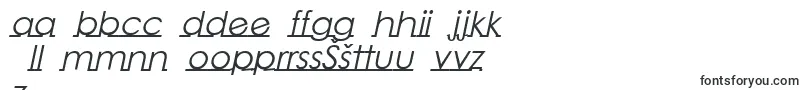 LinearmenteItalic Font – Latvian Fonts