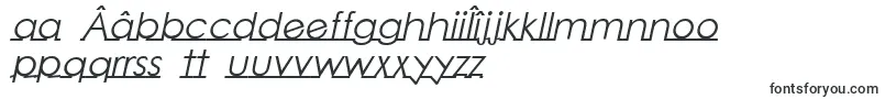 LinearmenteItalic-Schriftart – rumänische Schriften