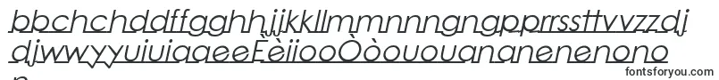 fuente LinearmenteItalic – fuentes criollas