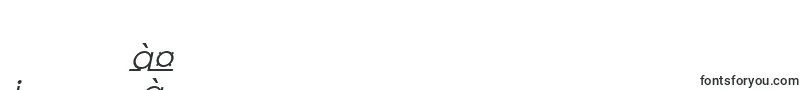 Czcionka LinearmenteItalic – nepalskie czcionki