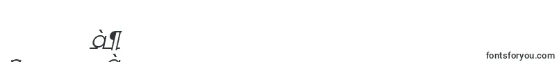 fuente LinearmenteItalic – fuentes cingalesas