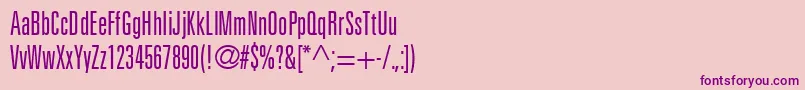 Lisätietoja NovaLightUltraSsiLightUltraCondensed-fontista NovaLightUltraSsiLightUltraCondensed-fontti – violetit fontit vaaleanpunaisella taustalla