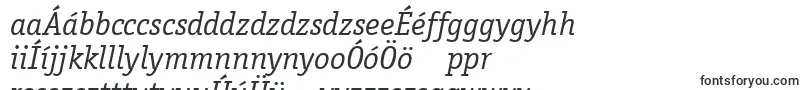 Шрифт ItcOfficinaSerifLtBookItalic – венгерские шрифты