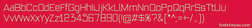 More about ModernSquared2 Font ModernSquared2 Font – Green Fonts on Red Background