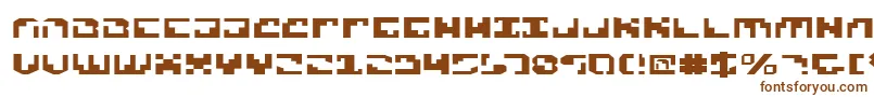 Xenov2e Font – Brown Fonts on White Background