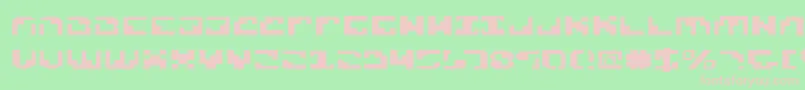 Xenov2e Font – Pink Fonts on Green Background